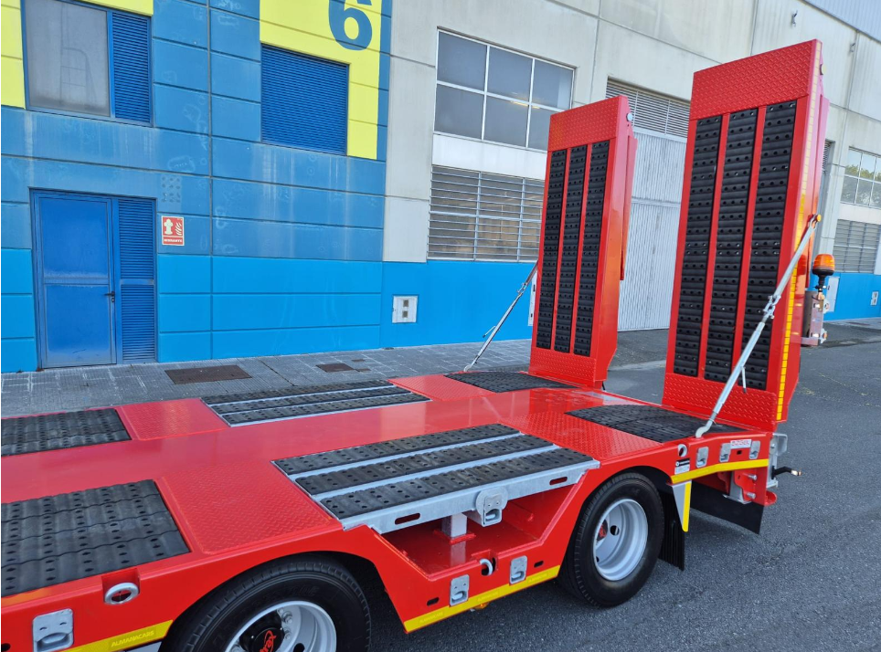 3 Dingilli Lastik Çukurlu Sabit Lowbed Yarı Römork